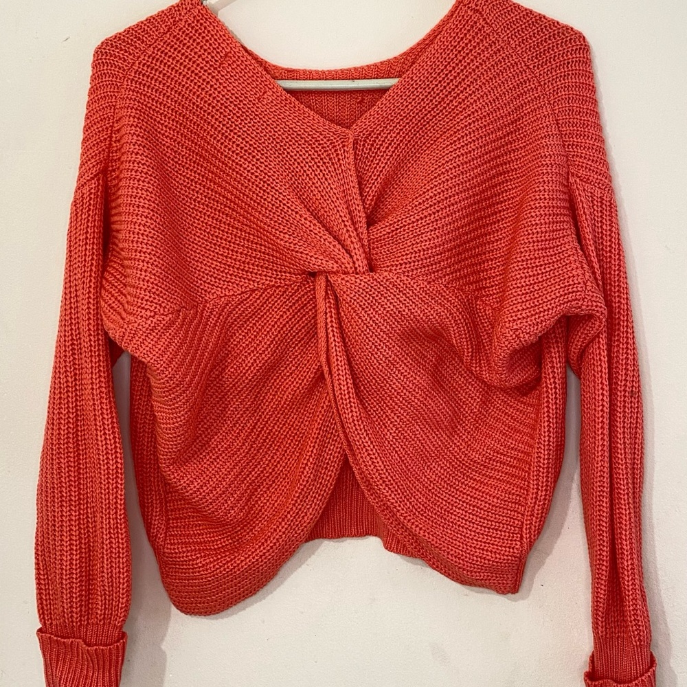 Peach Red Gianni Bini Sweater